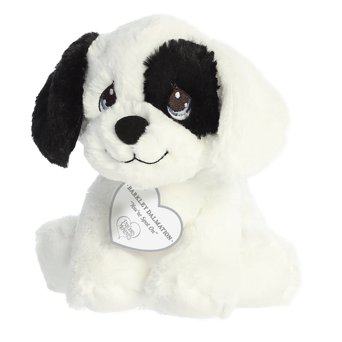 Aurora Precious Moments Barkley Dalmatian 8.5 inch Plush Stuffed Animal Toy