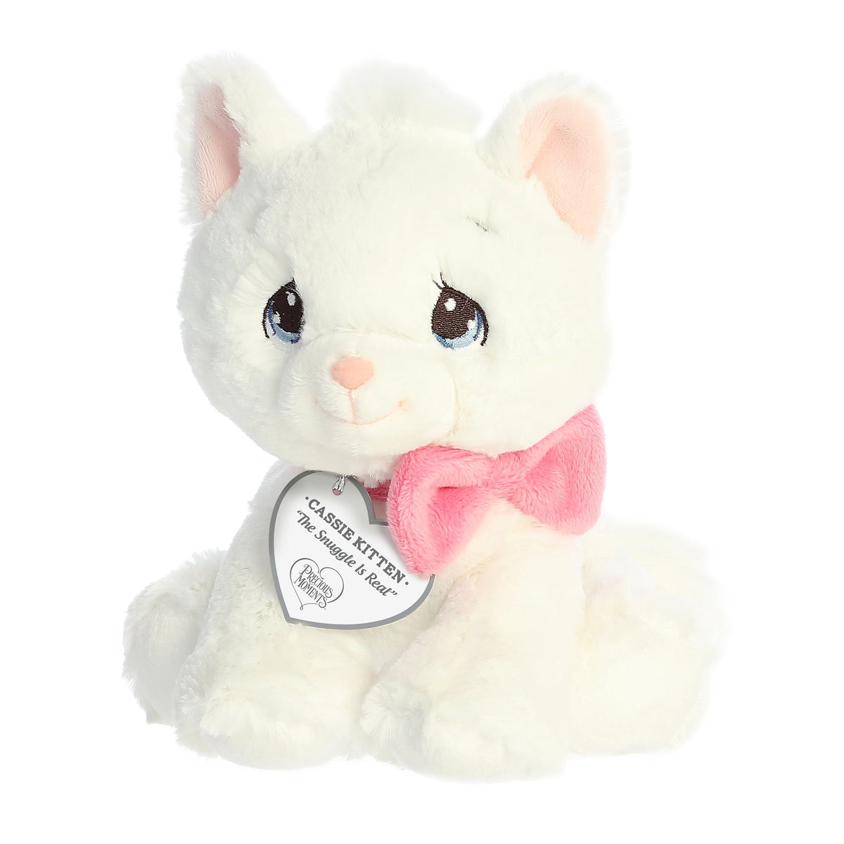 Aurora Precious Moments Cassie Kitten 8.5 inch Plush Stuffed Animal Toy
