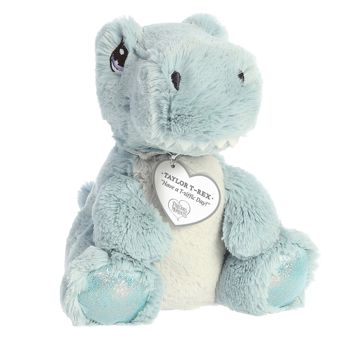 Aurora Precious Moments Taylor T-Rex 8.5 inch Plush Stuffed Animal Toy