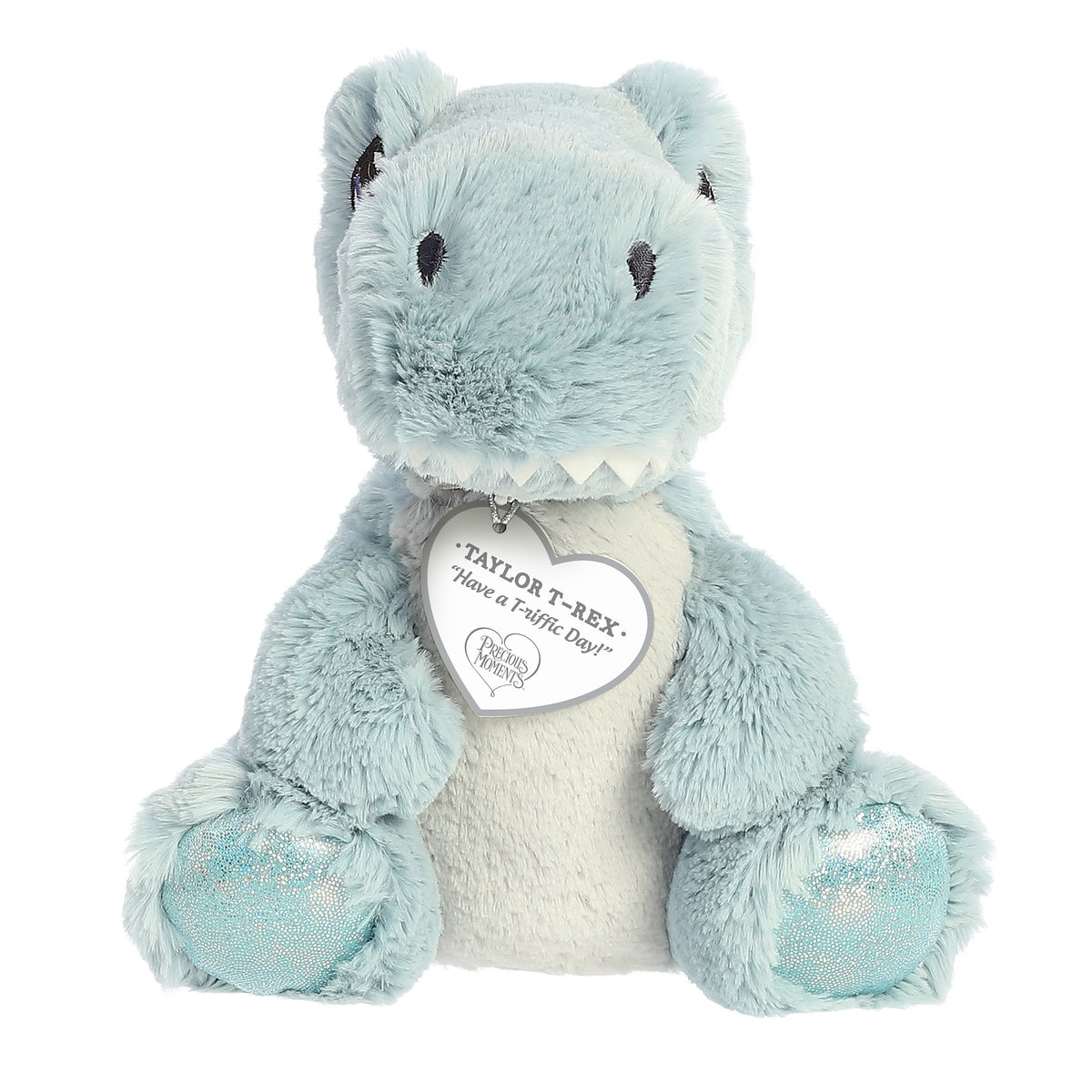 Aurora Precious Moments Taylor T-Rex 8.5 inch Plush Stuffed Animal Toy