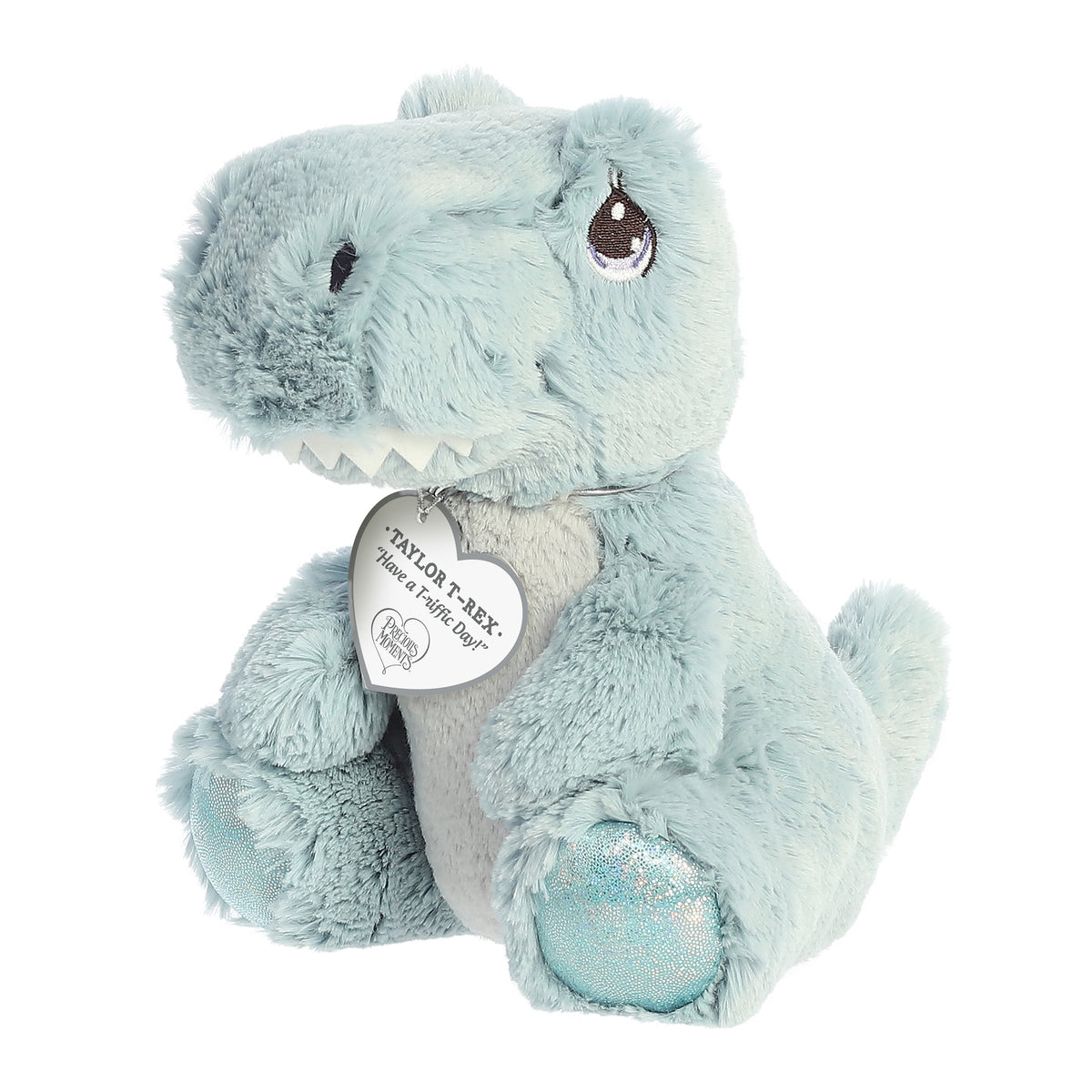 Aurora Precious Moments Taylor T-Rex 8.5 inch Plush Stuffed Animal Toy