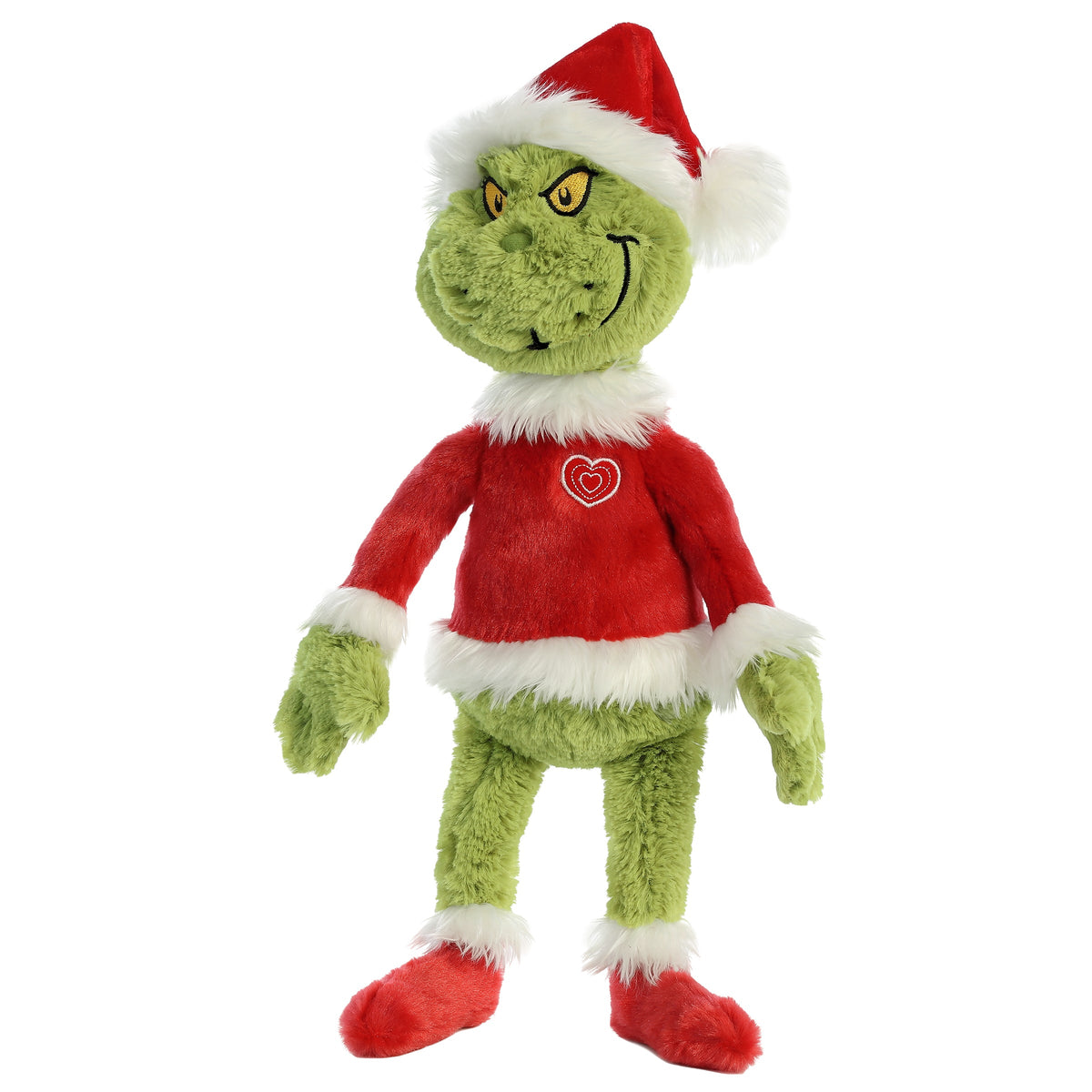 Aurora Grinch Santa 16 inch Plush Stuffed Animal Toy