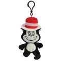Aurora Dr. Seuss Cat in the Hat Clip-On 4 inch Plush Stuffed Animal Toy