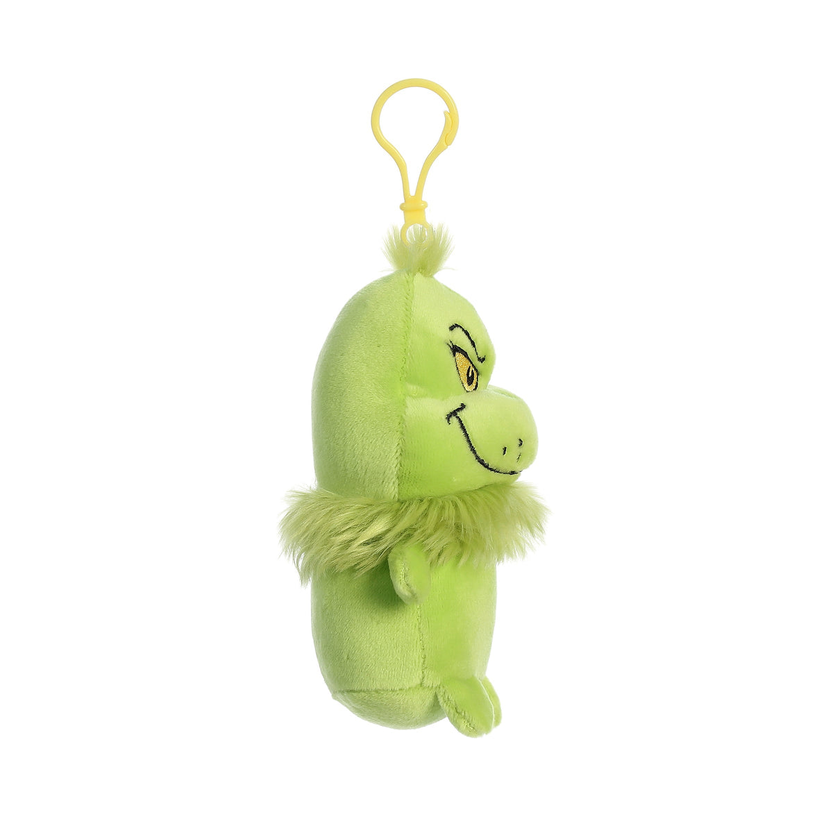 Aurora Squishy Grinch Clip-On 4.5 inch Plush Stuffed Animal Toy