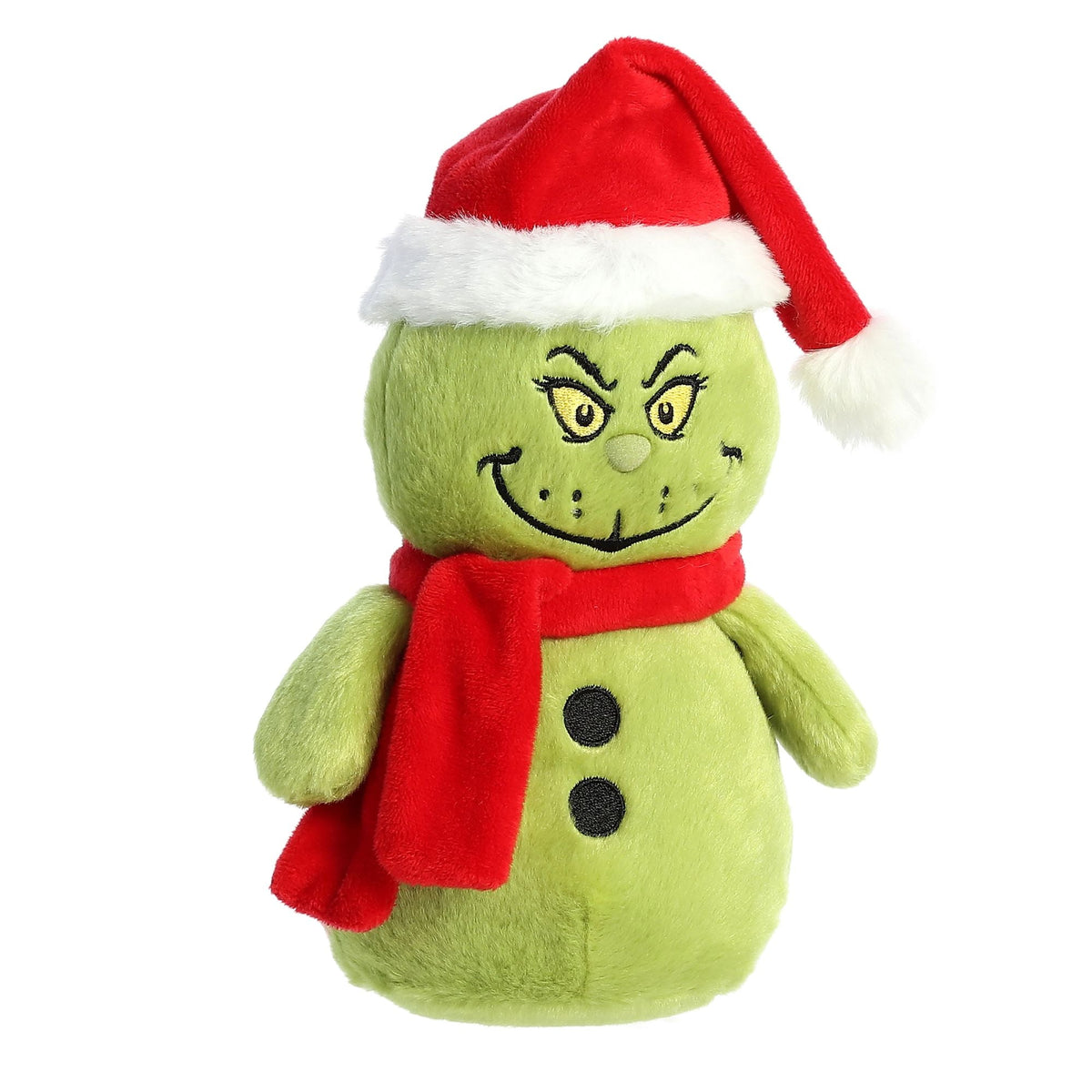 Aurora Dr. Seuss Grinch Snowman 8 inch Plush Stuffed Animal Toy