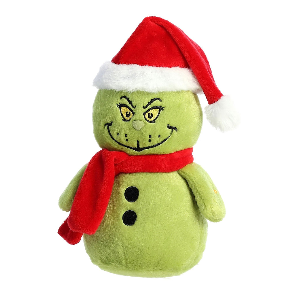 Aurora Dr. Seuss Grinch Snowman 8 inch Plush Stuffed Animal Toy