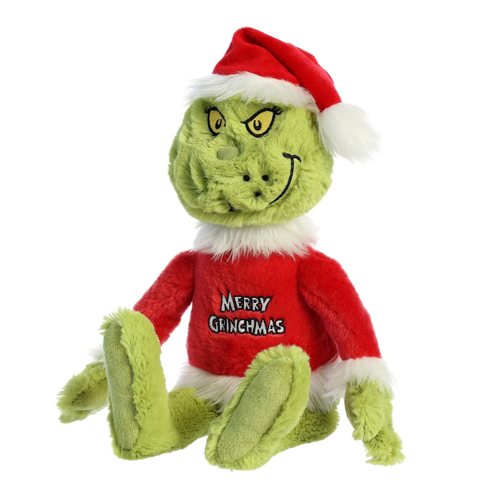 Aurora Dr. Seuss Merry Grinchmas Grinch 16 inch Plush Stuffed Animal Toy