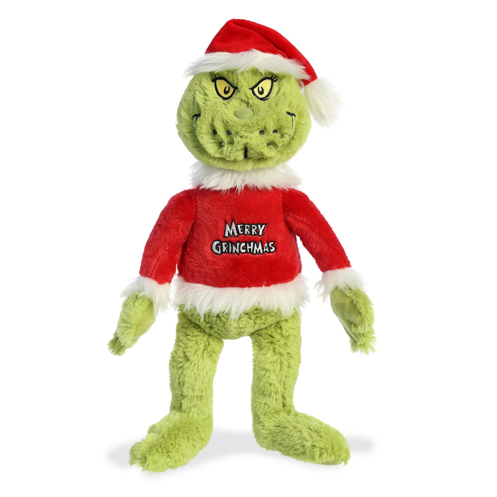 Aurora Dr. Seuss Merry Grinchmas Grinch 16 inch Plush Stuffed Animal Toy