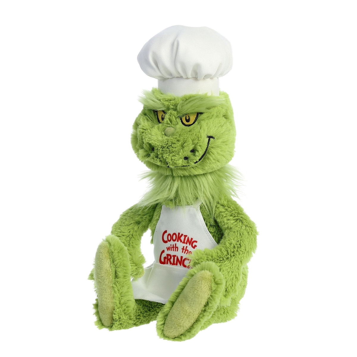 Aurora Dr. Seuss Chef Grinch 14 inch Plush Stuffed Animal Toy