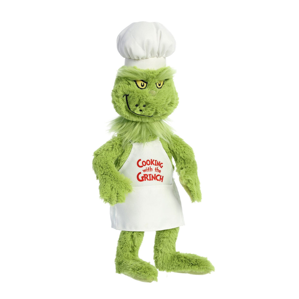 Aurora Dr. Seuss Chef Grinch 14 inch Plush Stuffed Animal Toy