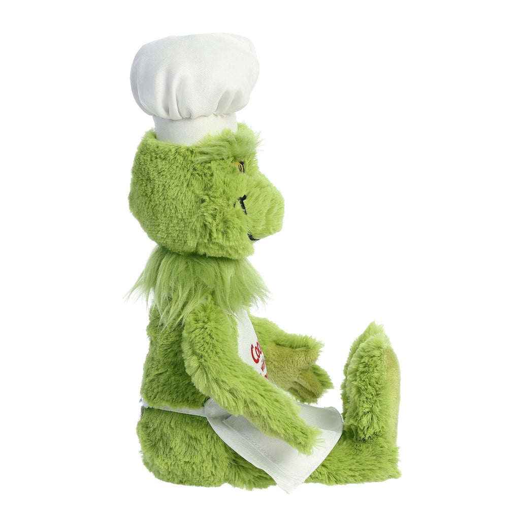Aurora Dr. Seuss Chef Grinch Green 14 " 15993 Plush Stuffed Animal Toy