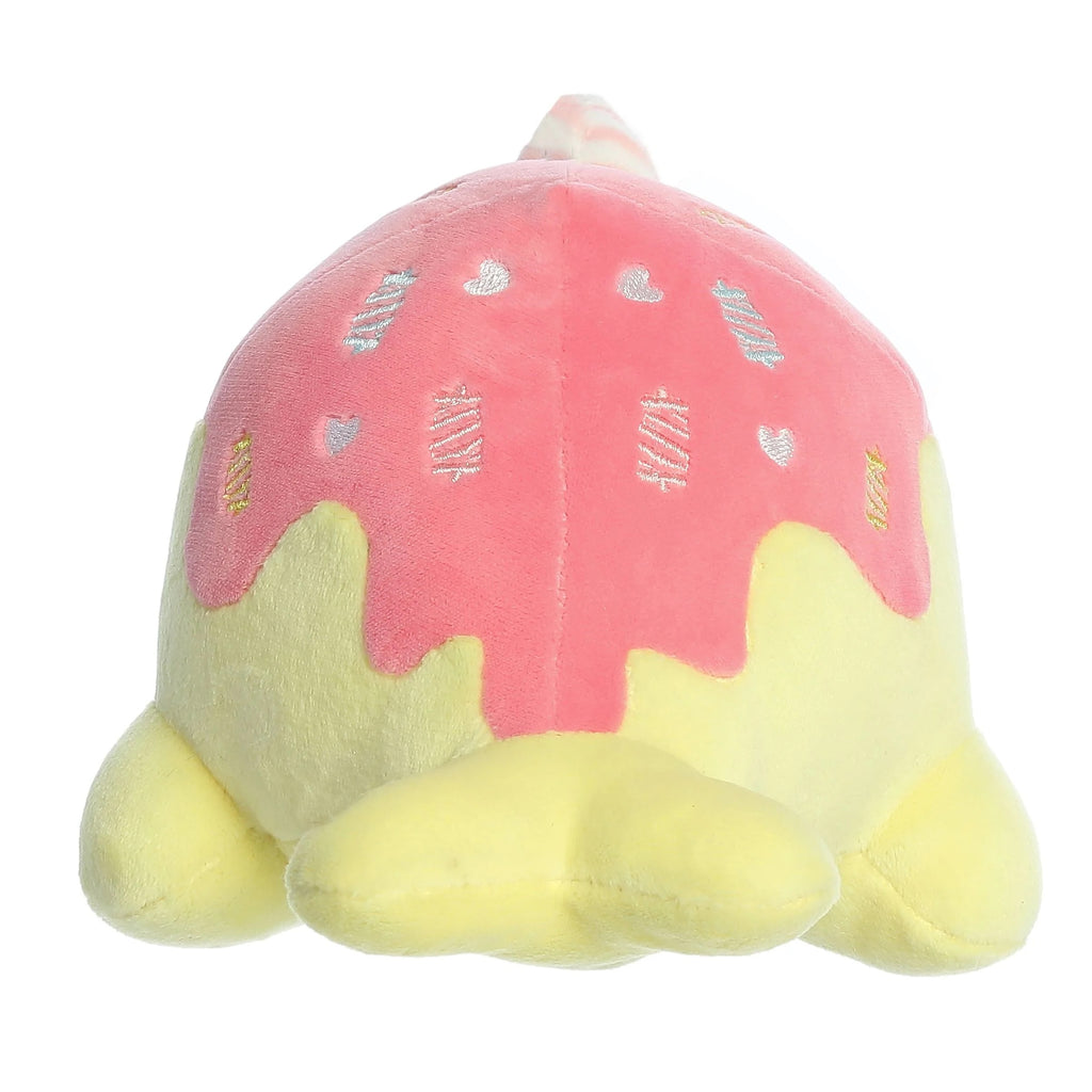 Aurora Tasty Peach Bubble Gum Nomwhal Plush Stuffed Animal Toy 7" #14298