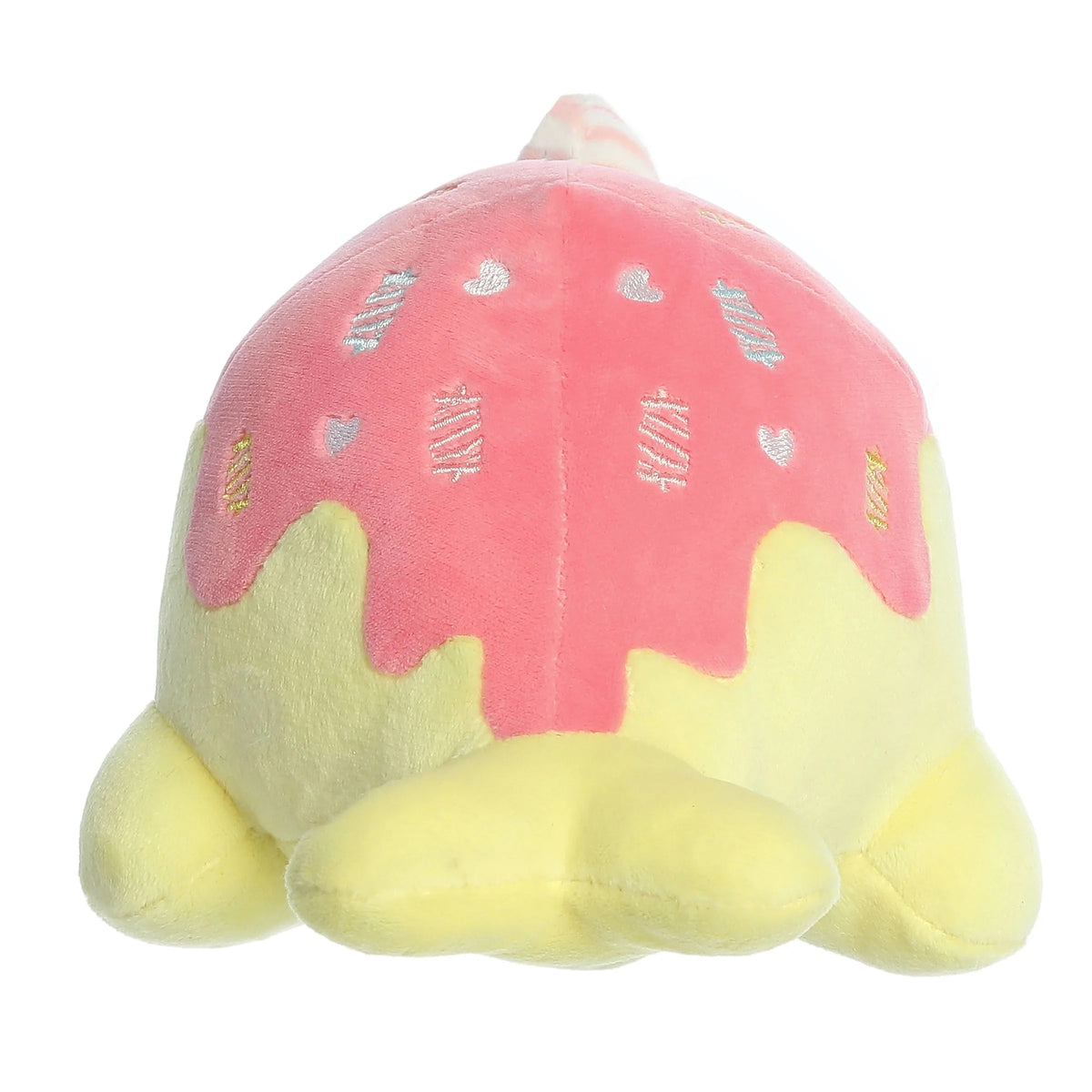 Aurora Tasty Peach Bubble Gum Nomwhal Plush Stuffed Animal Toy 7" #14298