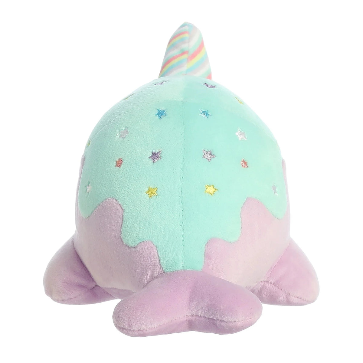 Aurora Tasty Peach Pastel Lollipop Nomwhal Plush Stuffed Animal Toy 8" #14295