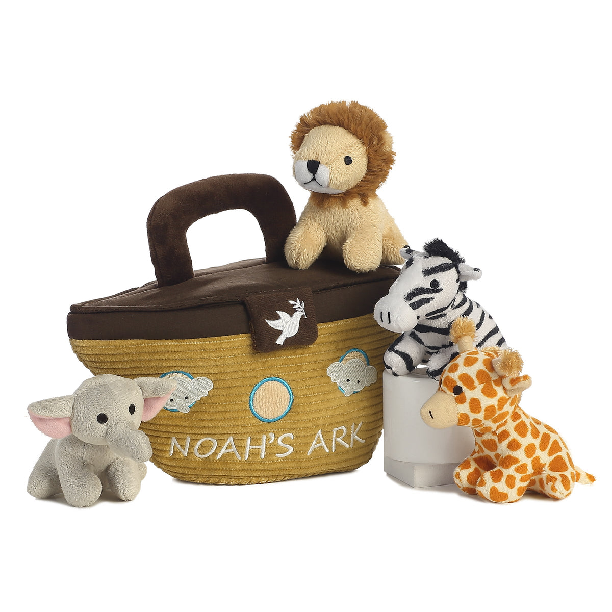 Aurora Baby Talk Noah's Ark 8 inch Plush Stuffed Animal Toy