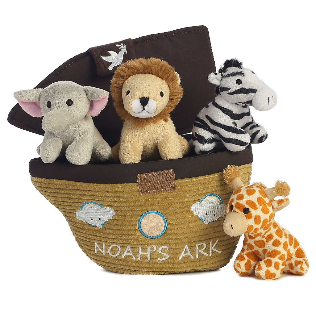 Aurora Baby Talk Noah's Ark 8 inch Plush Stuffed Animal Toy