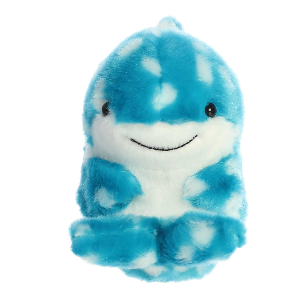 Aurora Round Rolly Pet Willa Whale Shark Plush Stuffed Animal Toy 5" #16434