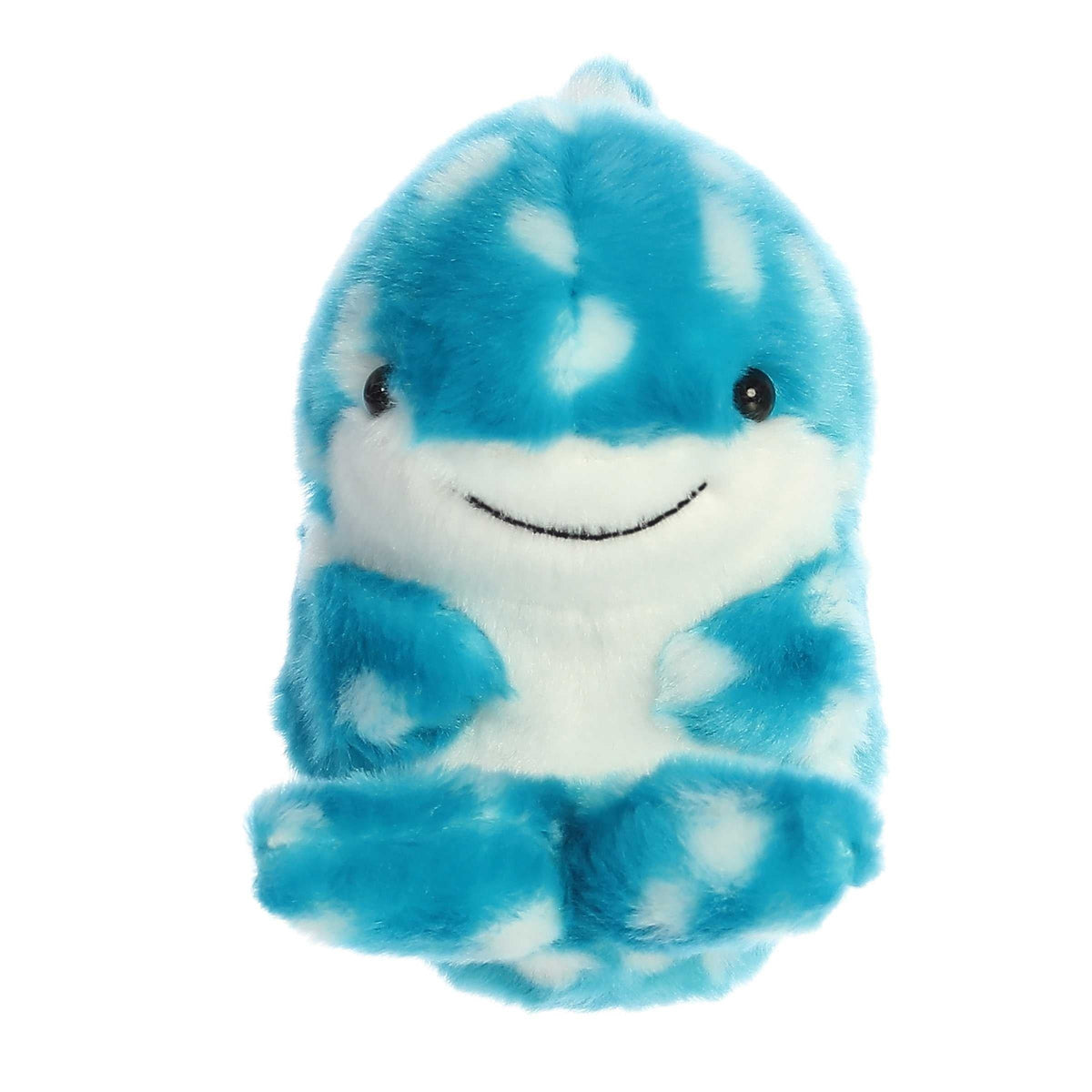 Aurora Round Rolly Pet Willa Whale Shark Plush Stuffed Animal Toy 5" #16434