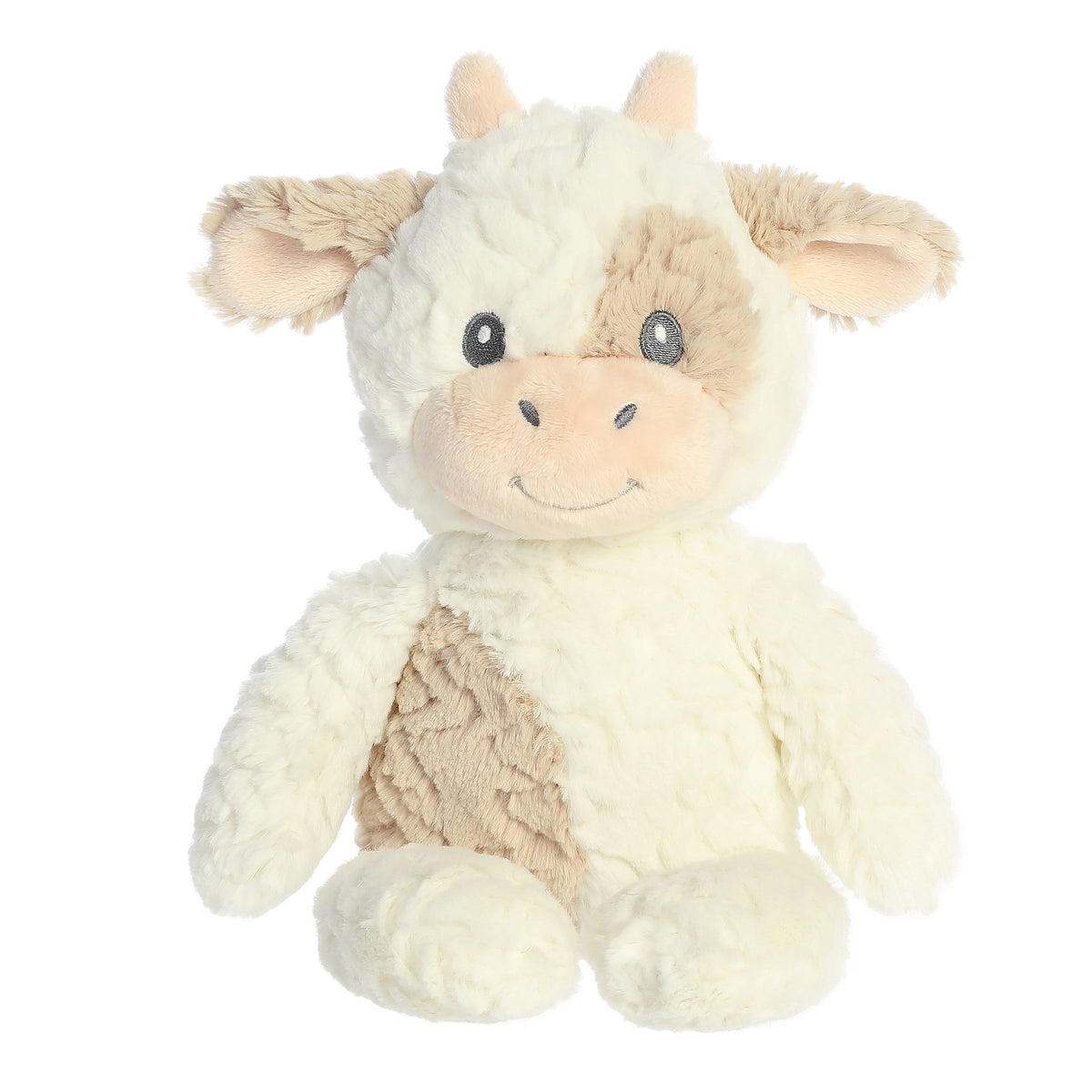 Aurora Huggy Collection Clover Cow 13 inch Plush Stuffed Animal Toy