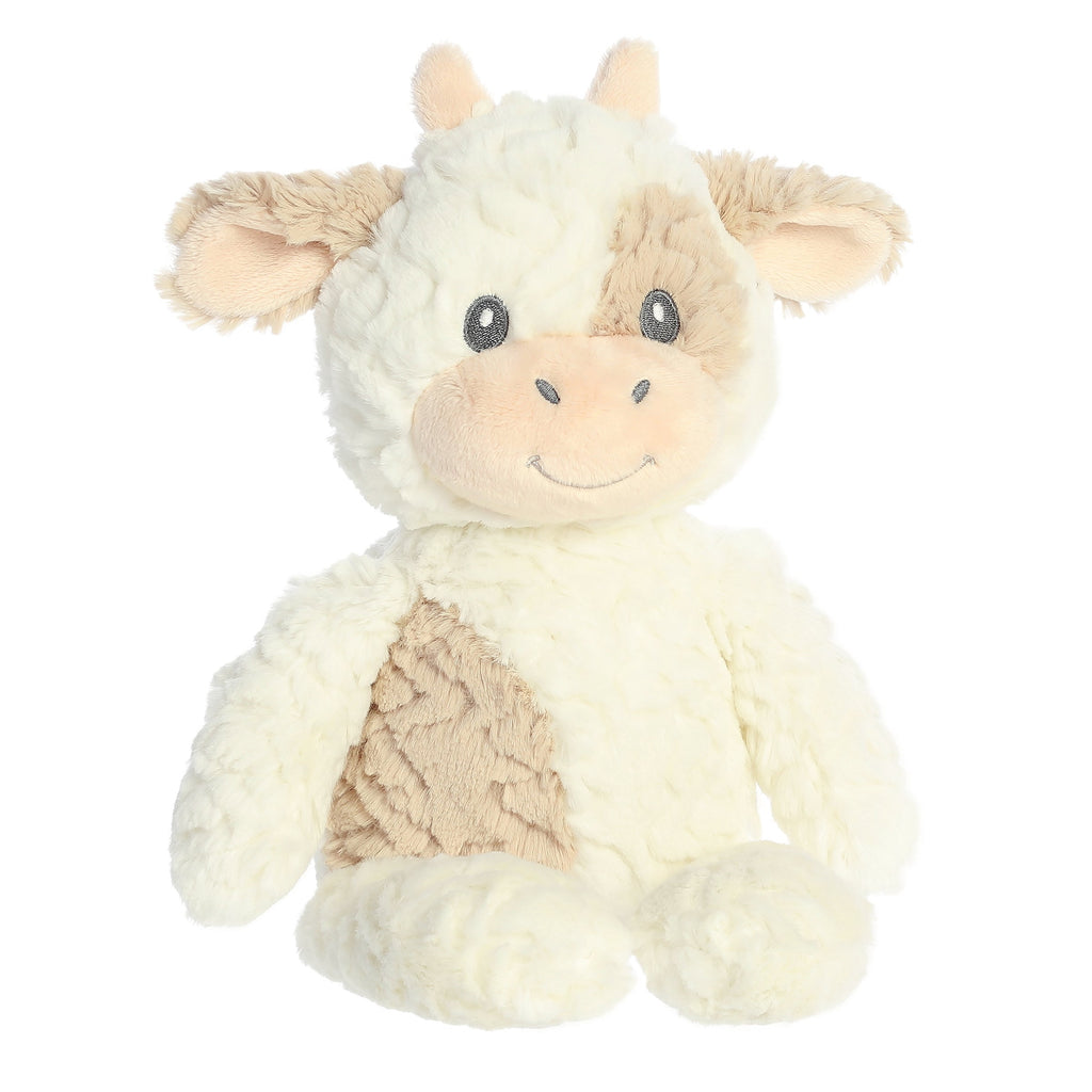 Aurora Huggy Collection Clover Cow 13 inch Plush Stuffed Animal Toy