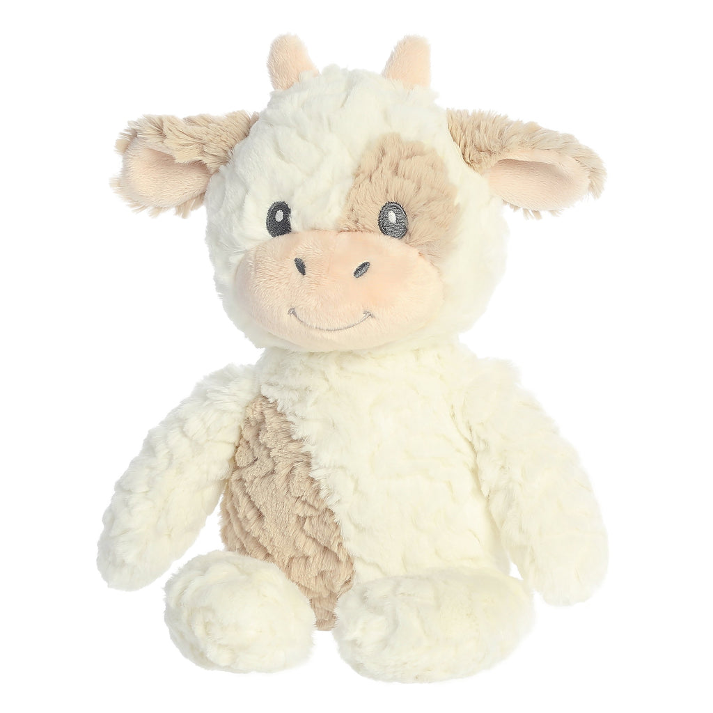 Aurora Huggy Collection Clover Cow 13 inch Plush Stuffed Animal Toy