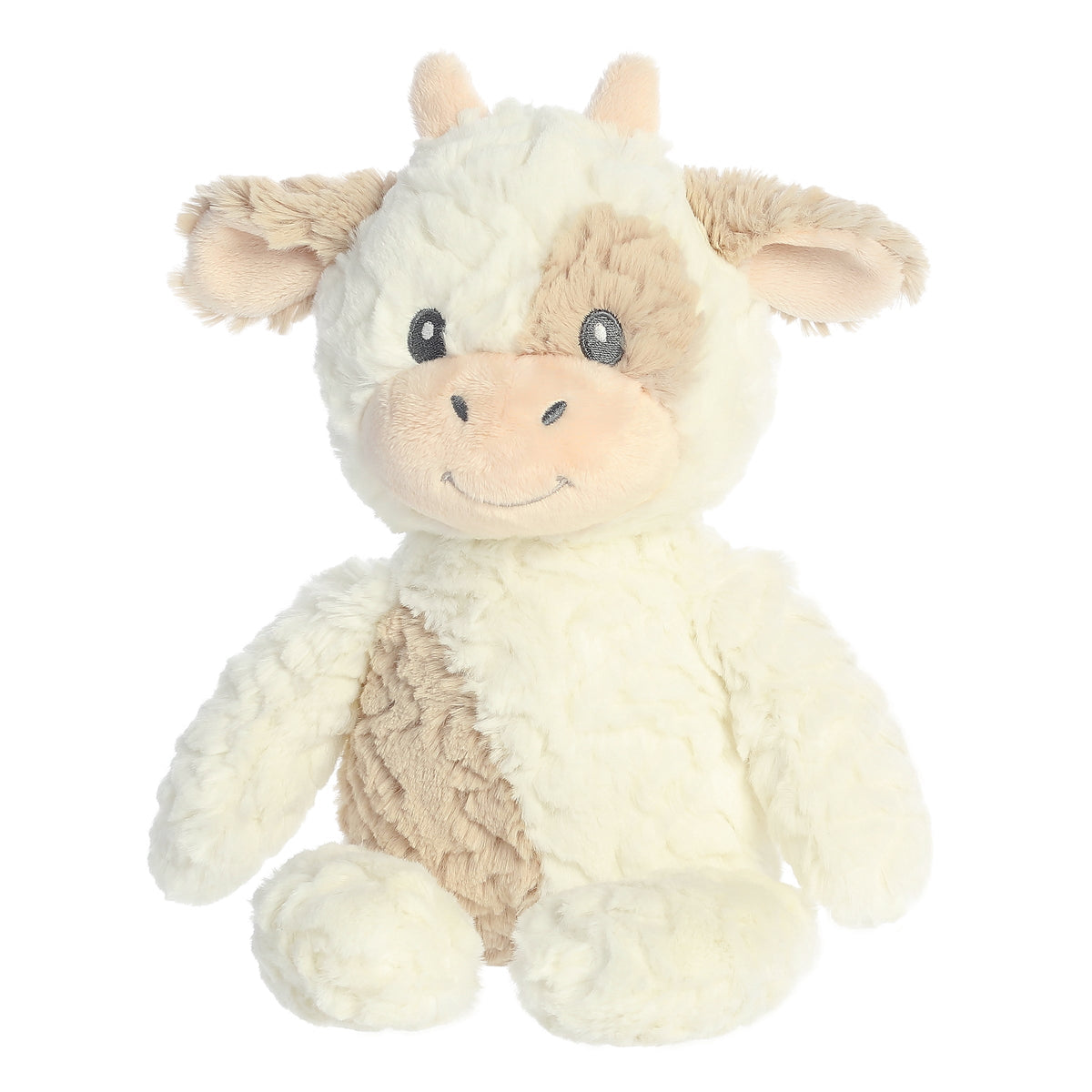 Aurora Huggy Collection Clover Cow 13 inch Plush Stuffed Animal Toy