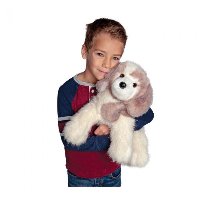 River DLux Great Pyrenees plush side view