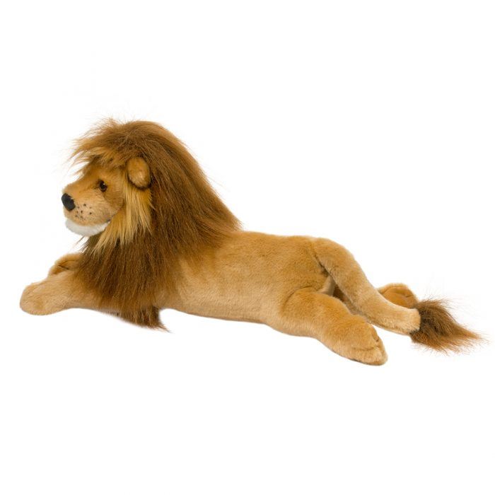 Zeus DLux Lion plush side view