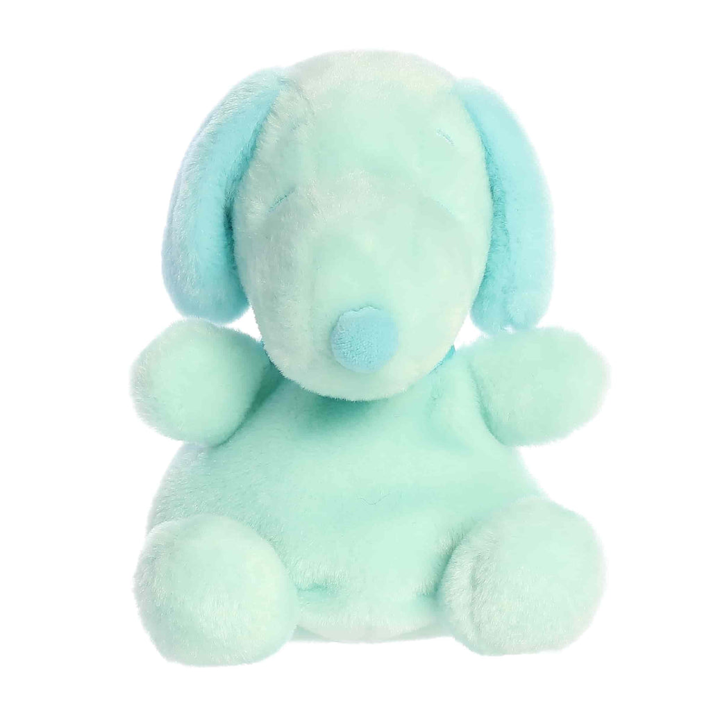 Aurora Peanuts Palm Pals Spring Snoopy Teal 5 inch Plush Stuffed Animal Toy #40532