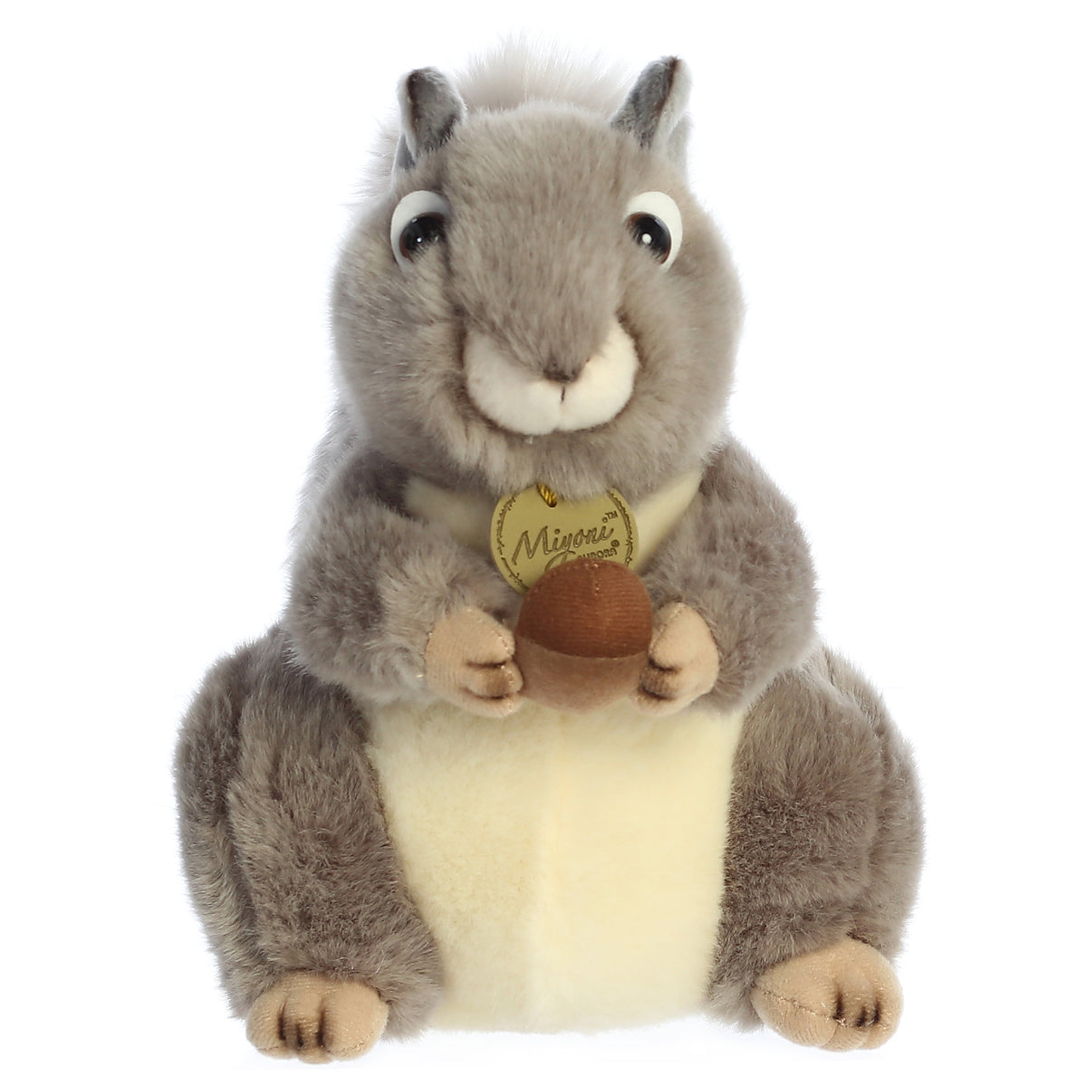 Aurora Miyoni Grey Squirrel 10 inch Plush Stuffed Animal Toy