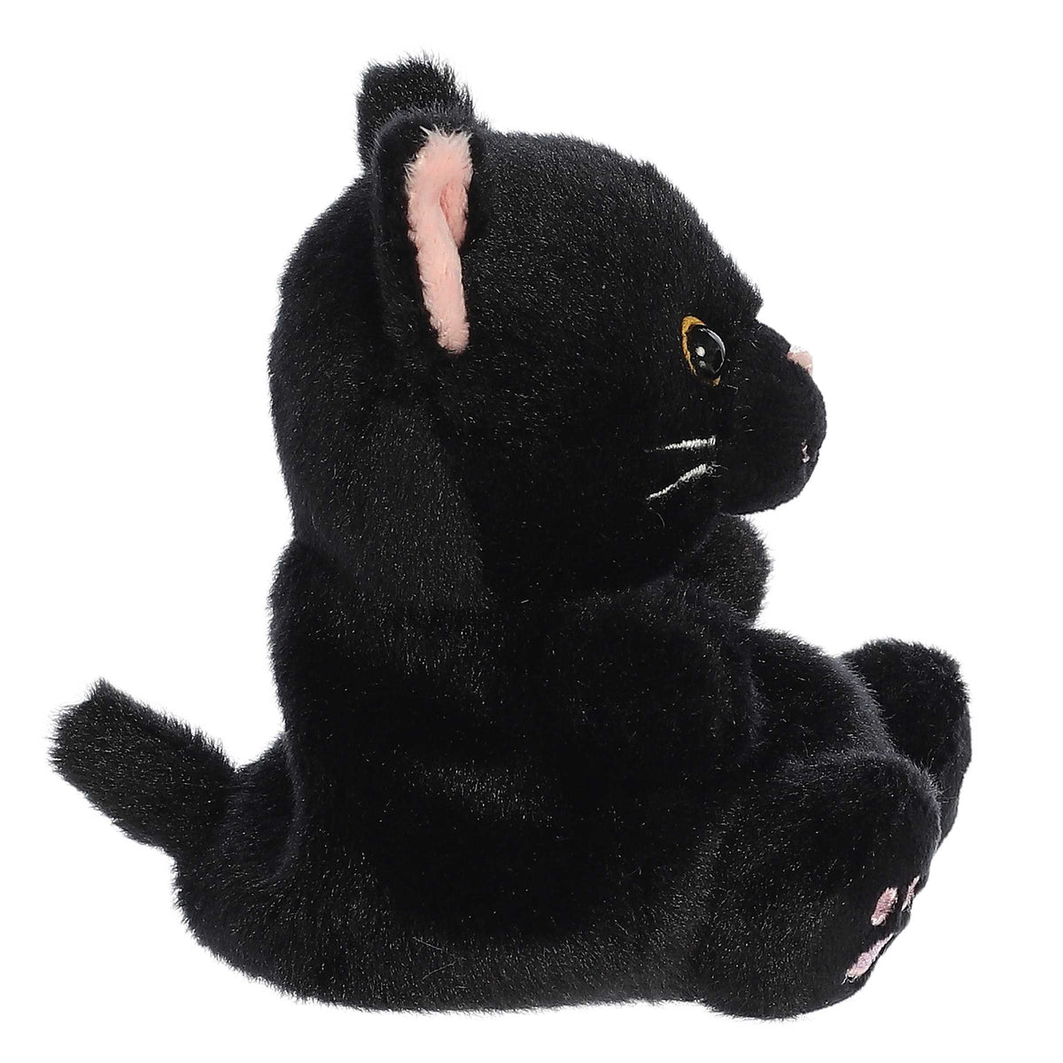 Twilight Black Cat Palm Pals plush size reference