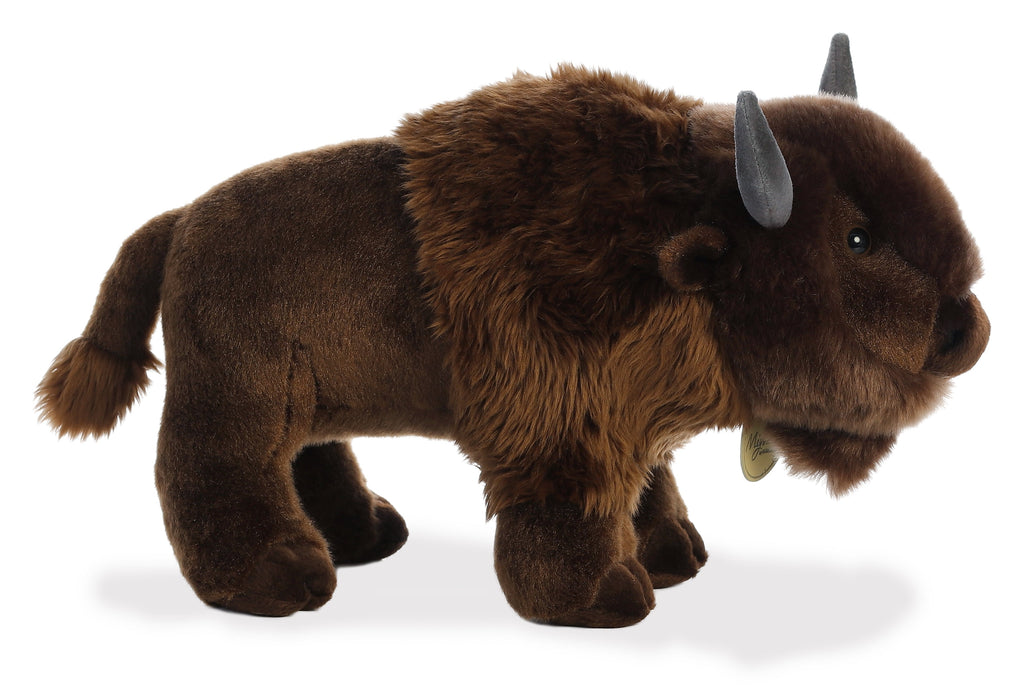 Aurora Miyoni Bison 14 inch Plush Stuffed Animal Toy
