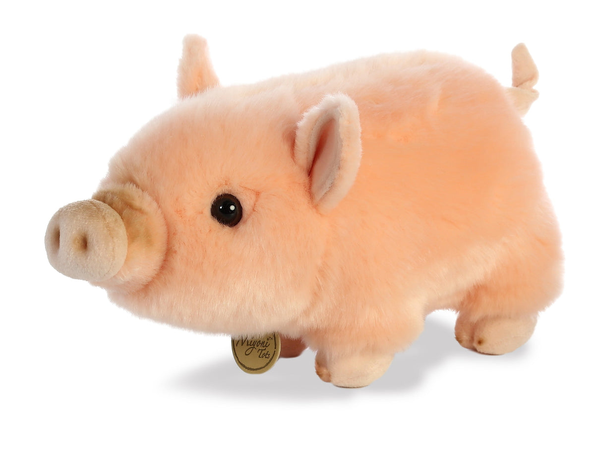 Aurora Miyoni Tots Pot-Bellied Piglet Pink 11 inch Plush Stuffed Animal Toy