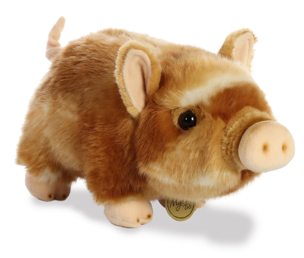 Aurora Pot-Bellied Piglet Two Color 11 inch Plush Stuffed Animal Toy