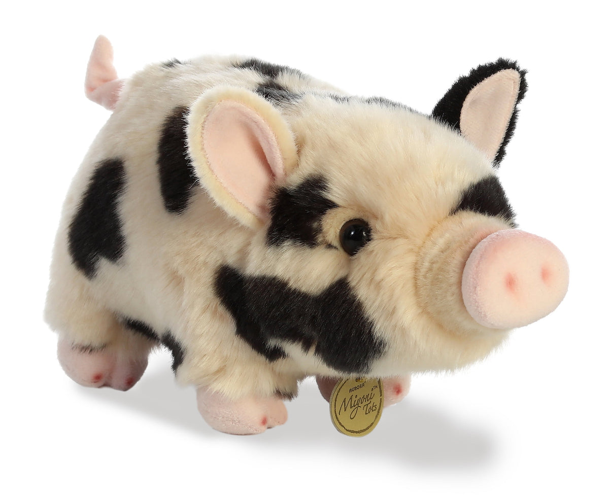 Aurora Pot-Bellied Piglet Spotted 11 inch Plush Stuffed Animal Toy