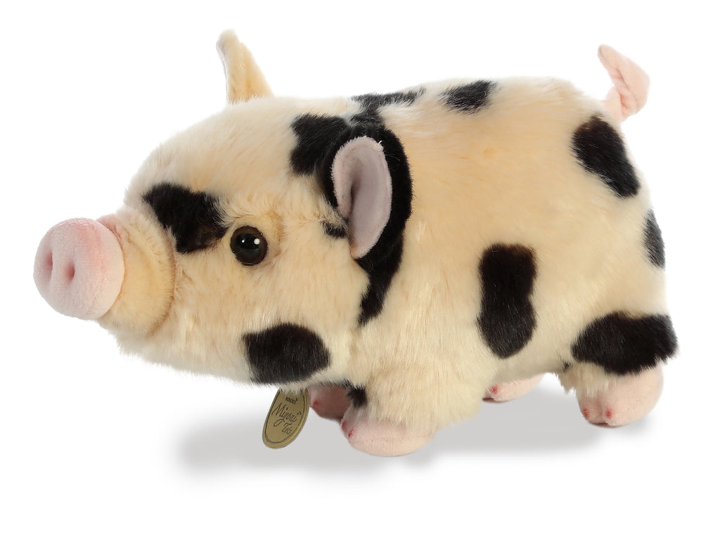 Aurora Pot-Bellied Piglet Spotted 11 inch Plush Stuffed Animal Toy
