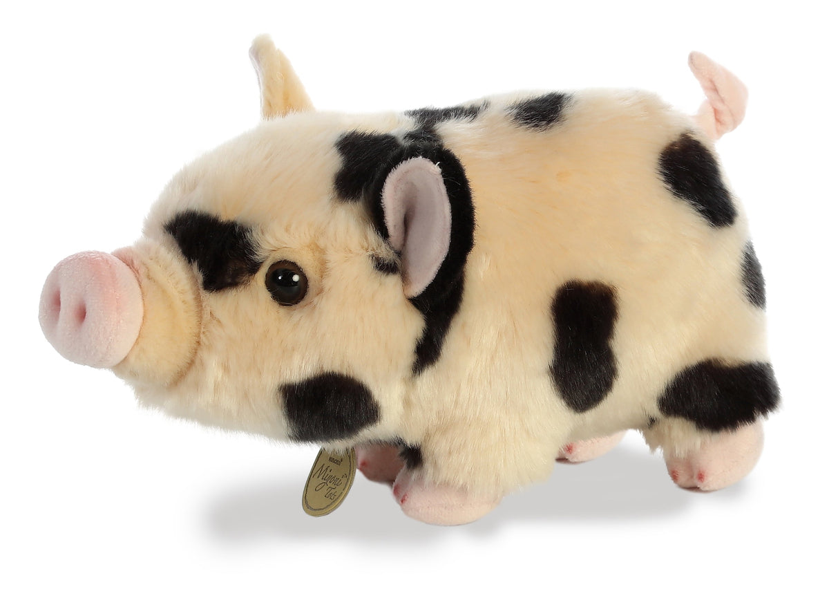 Aurora Pot-Bellied Piglet Spotted 11 inch Plush Stuffed Animal Toy
