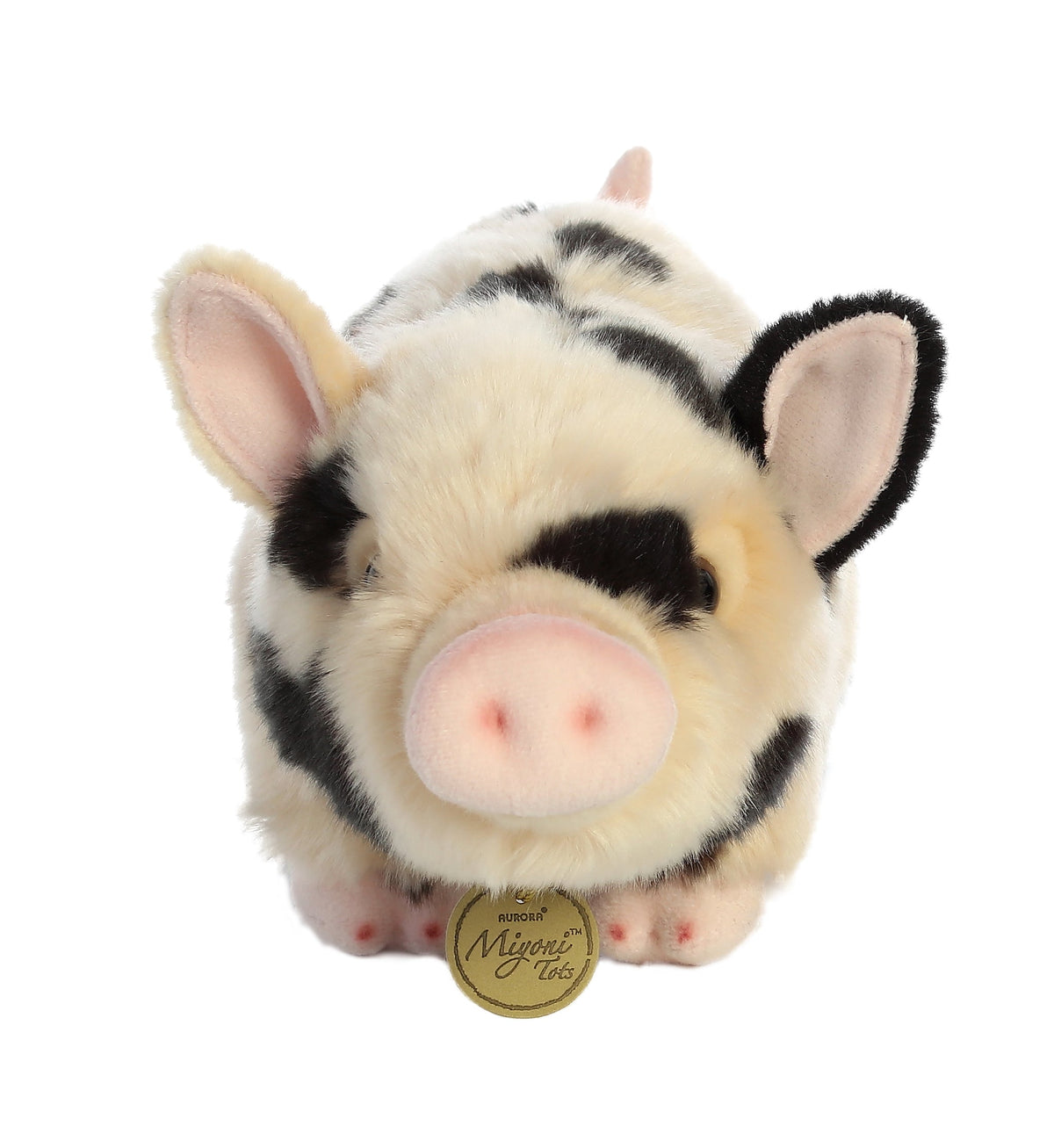 Aurora Pot-Bellied Piglet Spotted 11 inch Plush Stuffed Animal Toy