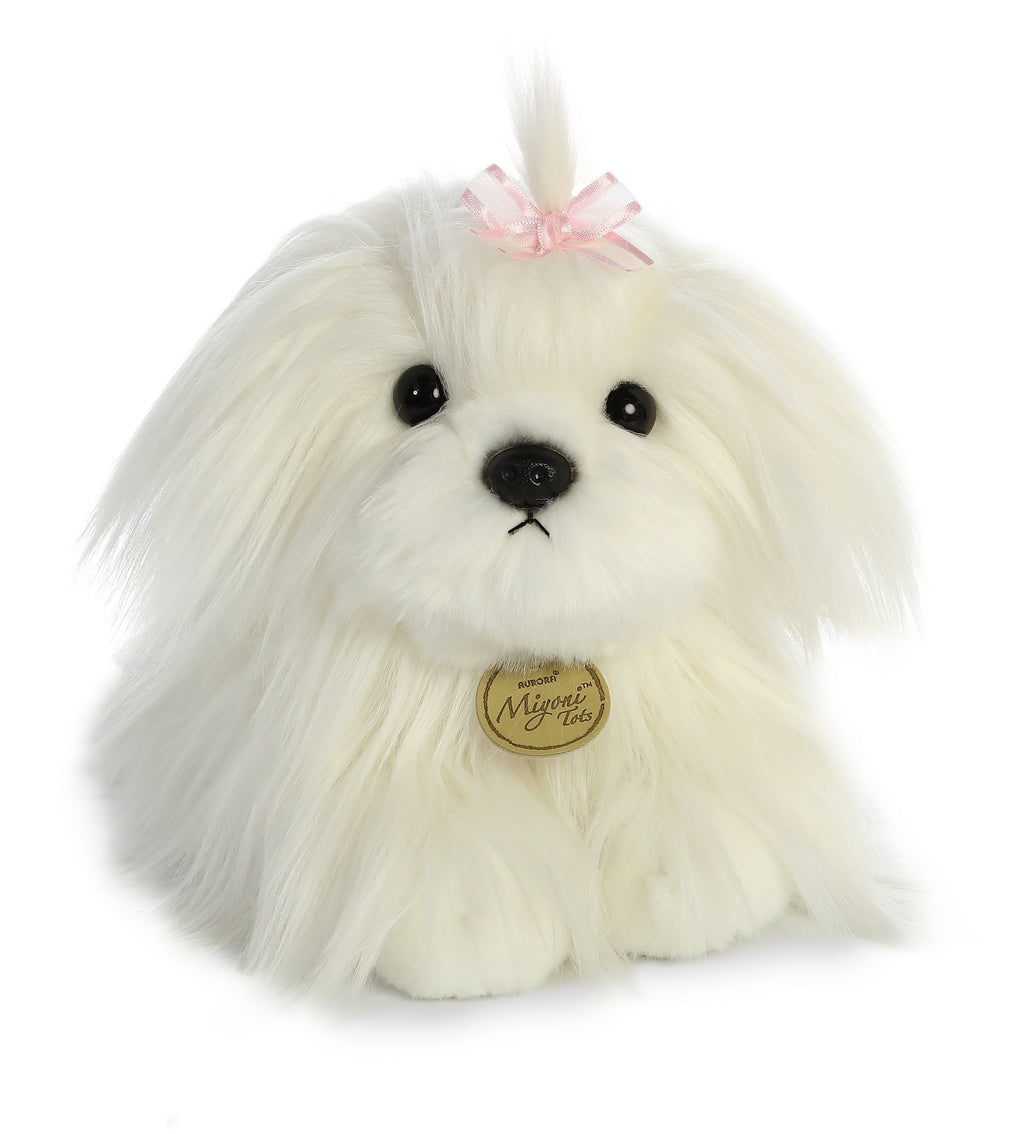 Aurora Miyoni Tots Maltese Puppy 11 inch Plush Stuffed Animal Toy