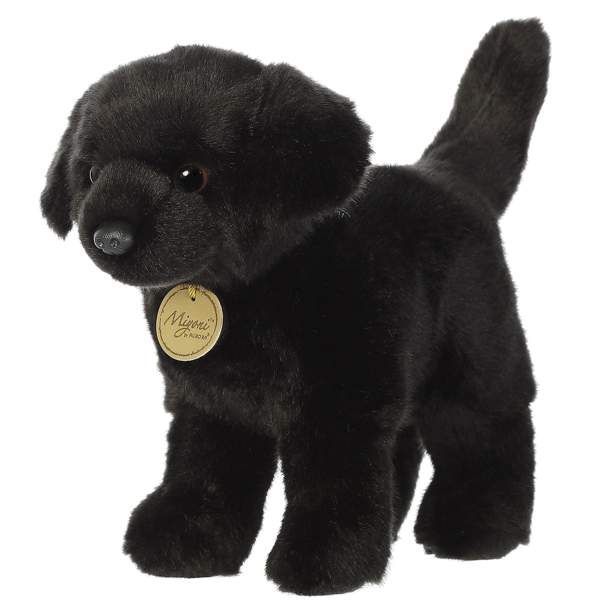 Aurora Miyoni Black Labrador 10 inch Plush Stuffed Animal Toy