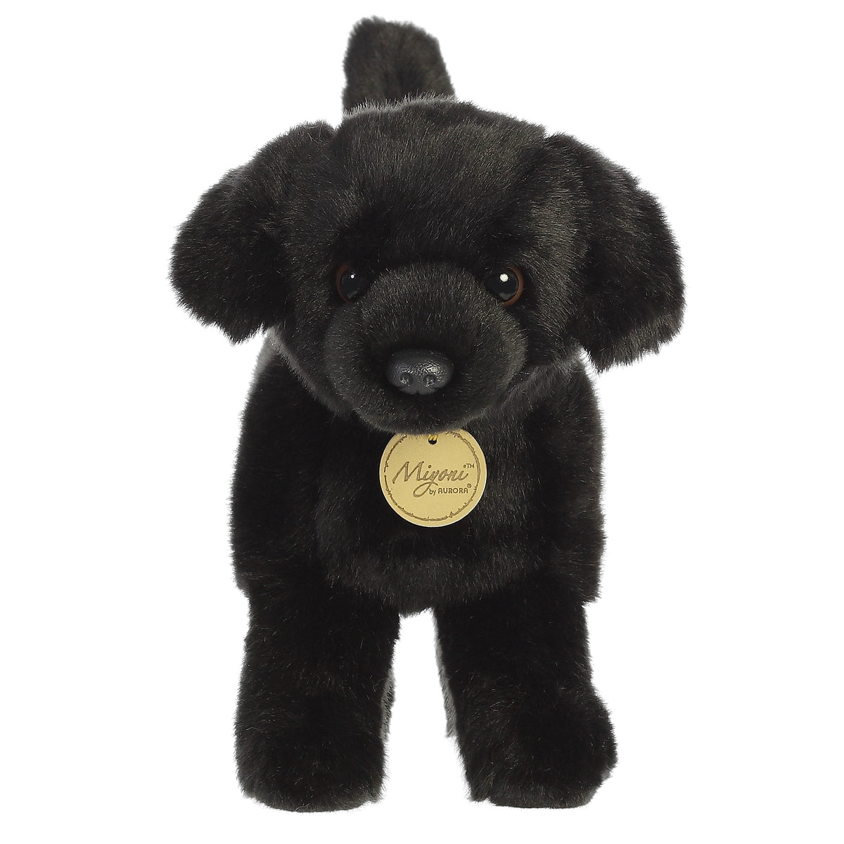 Aurora Miyoni Black Labrador 10 inch Plush Stuffed Animal Toy
