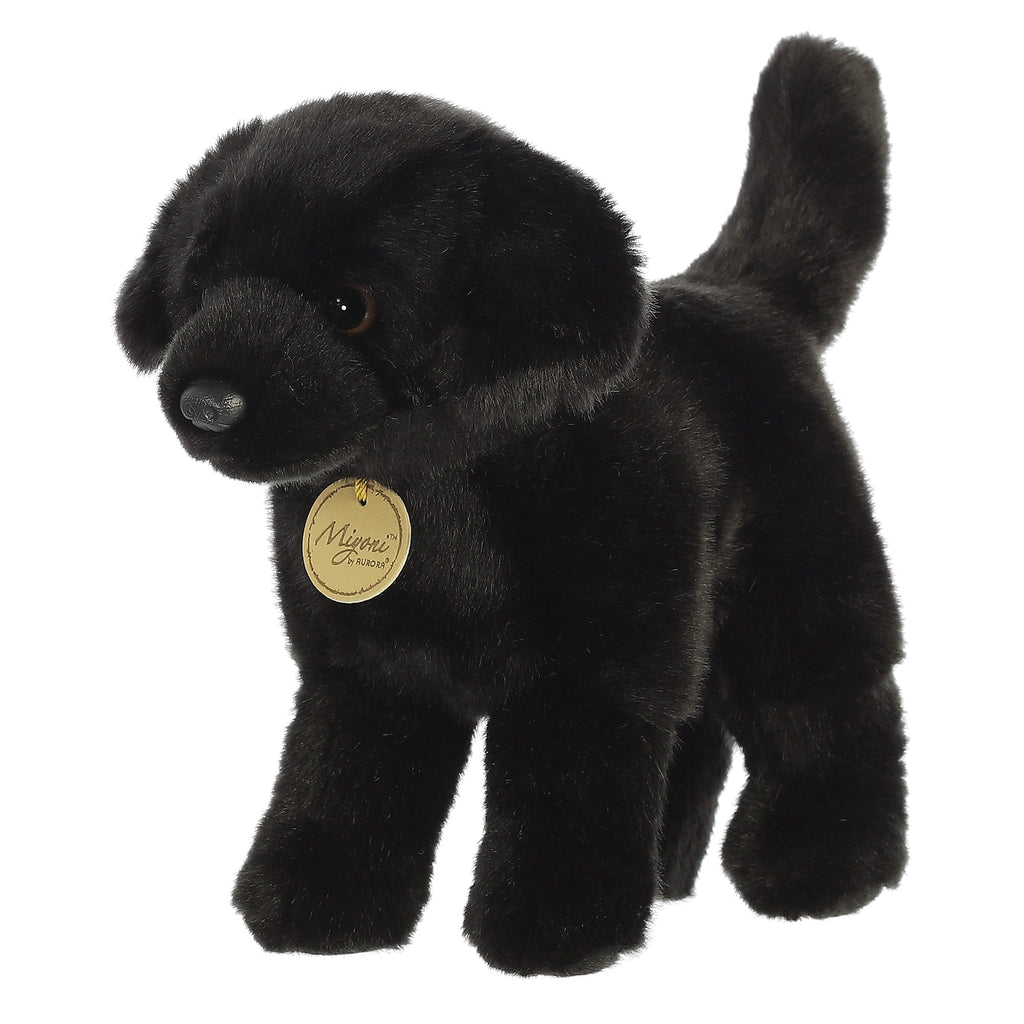 Aurora Miyoni Black Labrador 10 inch Plush Stuffed Animal Toy