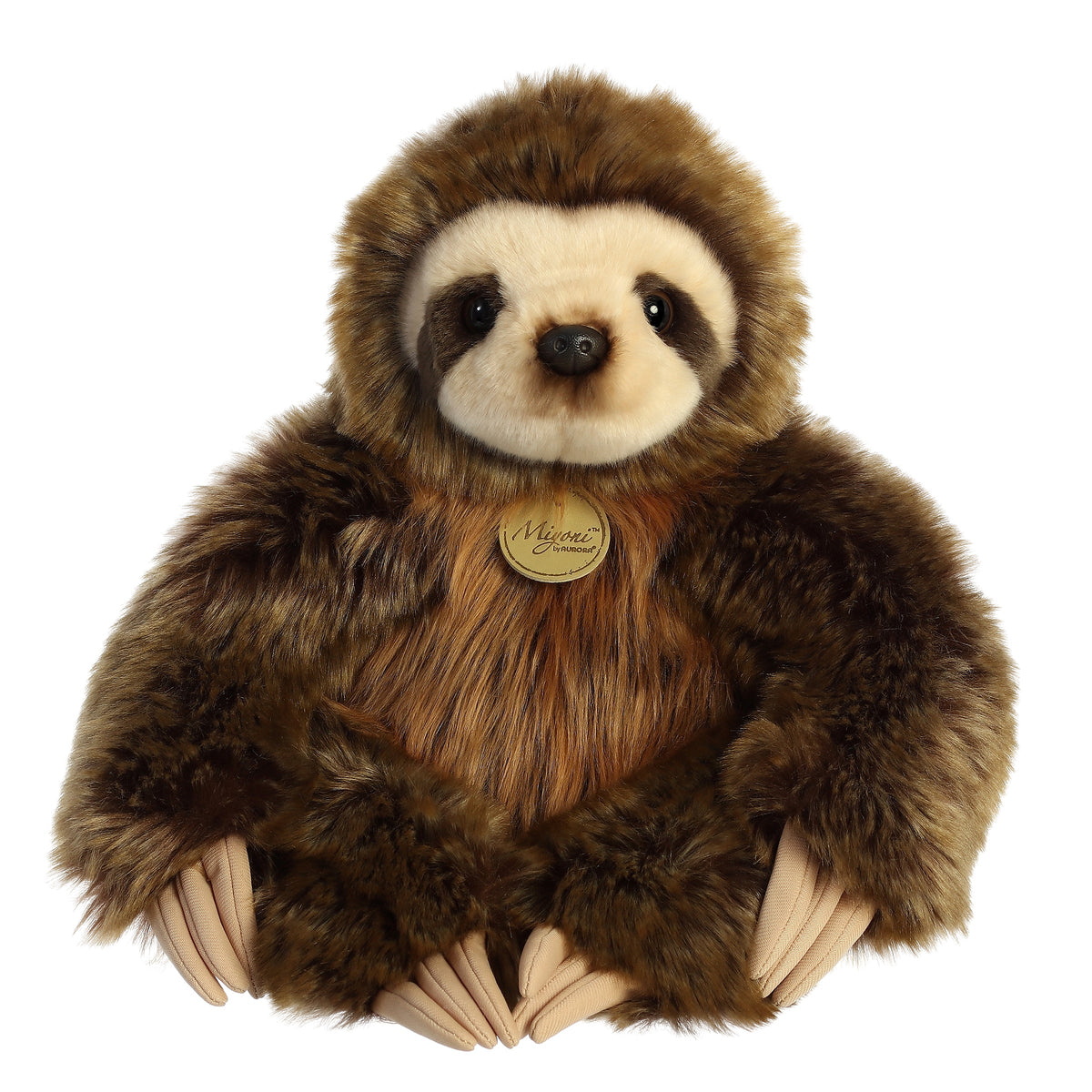 Aurora Miyoni Three-Toed Sloth 14.5 inch Plush Stuffed Animal Toy