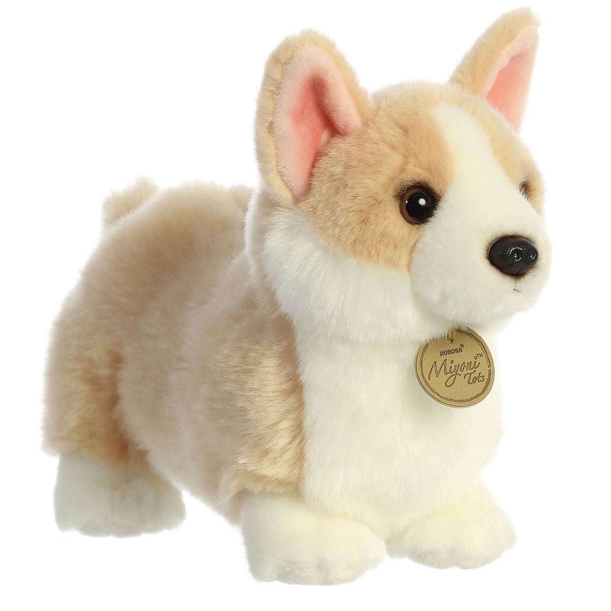 Aurora Miyoni Tots Pembroke Welsh Corgi Pup 9.5 inch Plush Stuffed Animal Toy