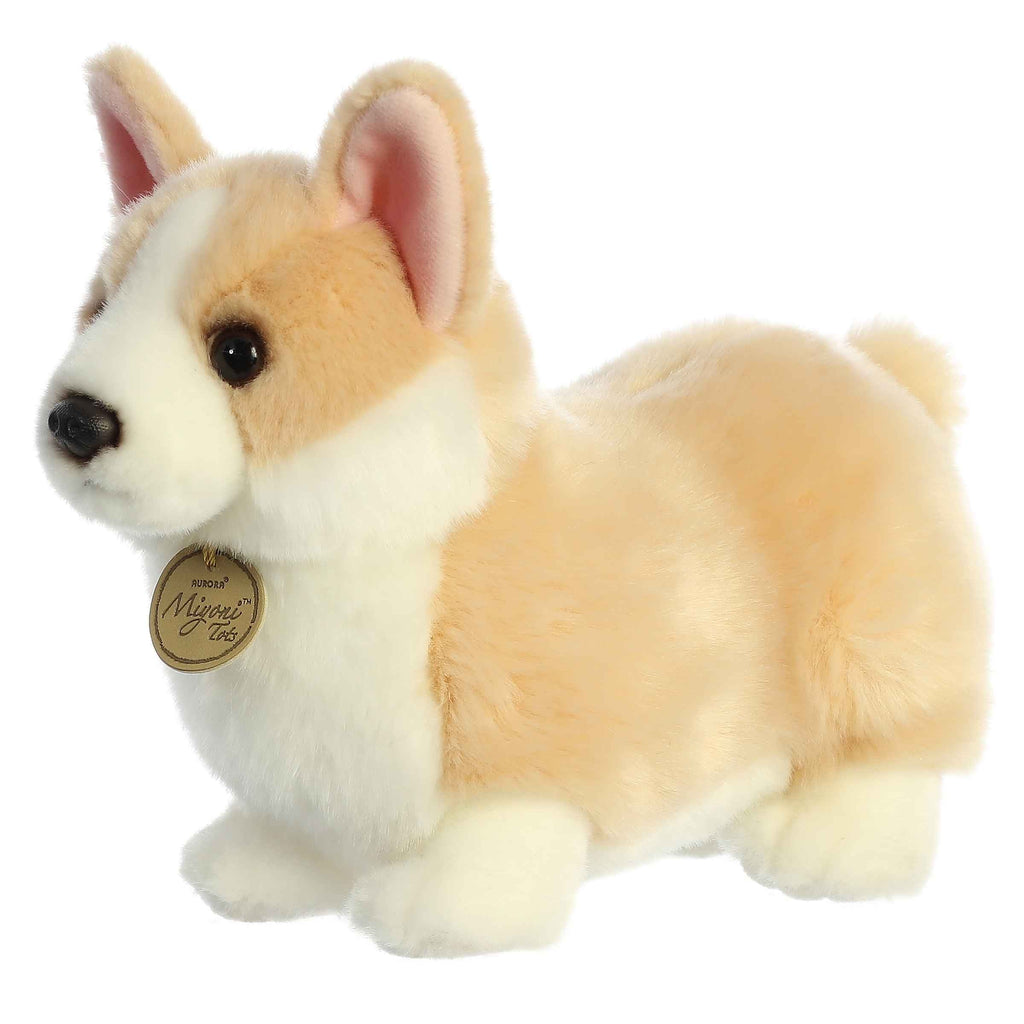 Aurora Miyoni Tots Pembroke Welsh Corgi Pup 9.5 inch Plush Stuffed Animal Toy