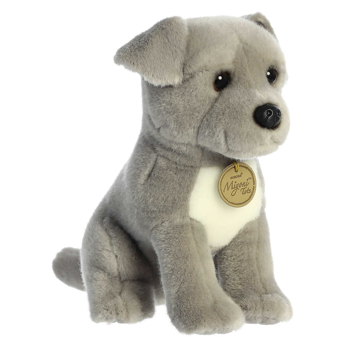 Aurora Miyoni Tots Pit Bull Puppy 9 inch Plush Stuffed Animal Toy