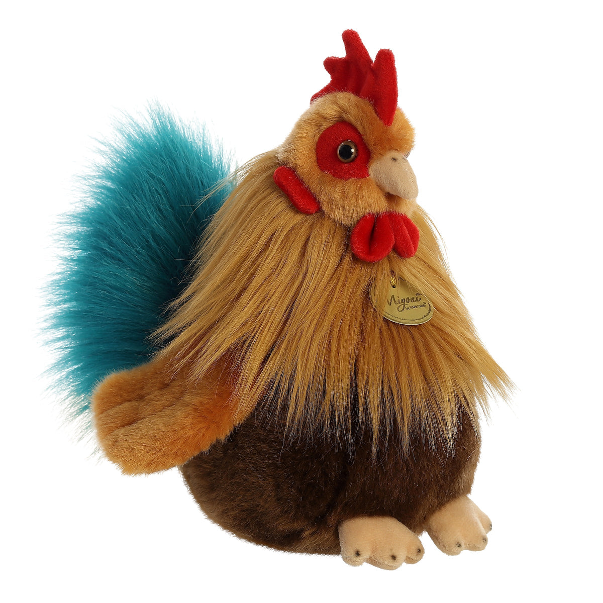 Aurora Miyoni Rooster 9 inch Plush Stuffed Animal Toy