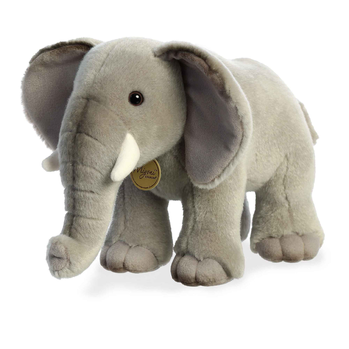 Aurora Miyoni African Elephant 12 inch Plush Stuffed Animal Toy