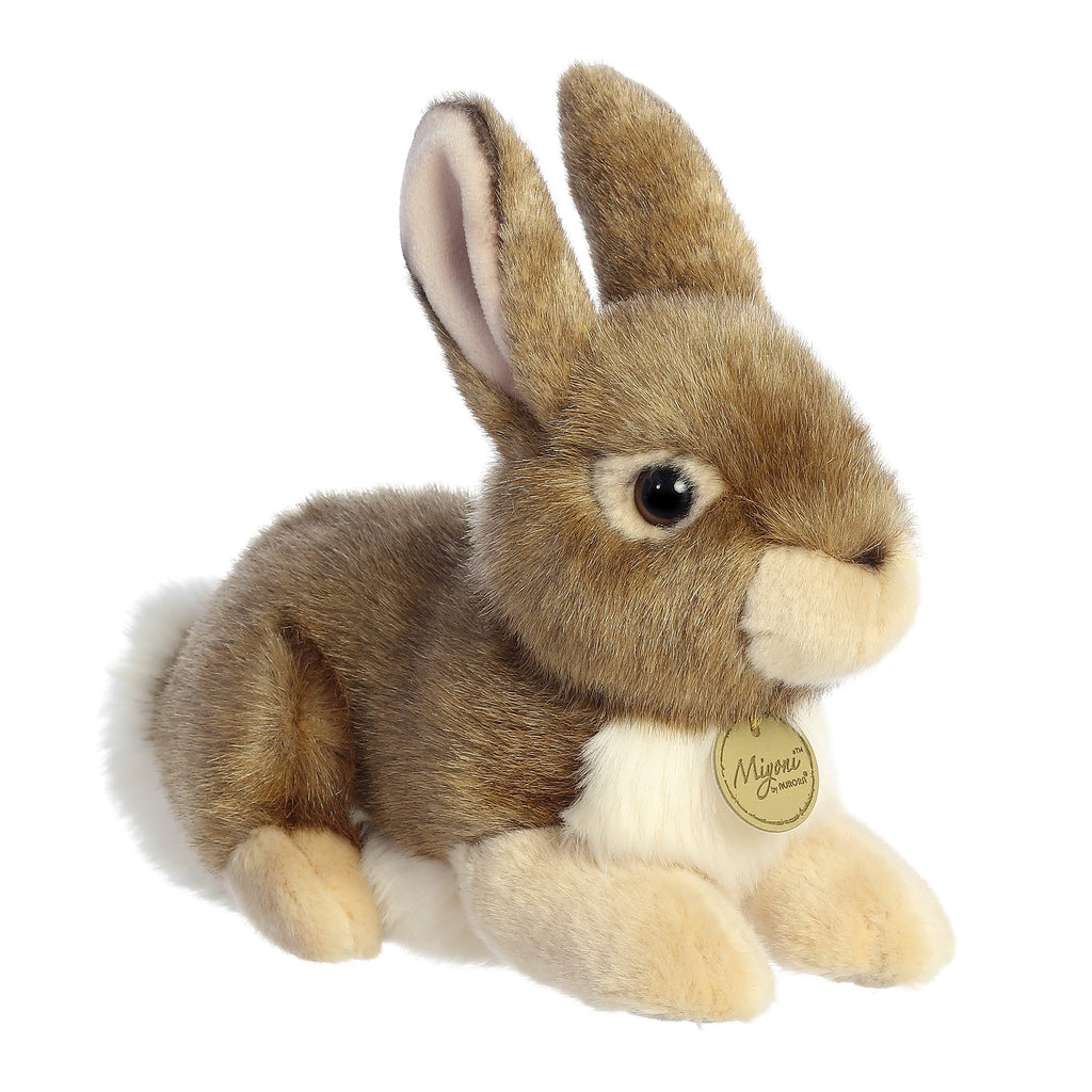 Aurora Miyoni Eastern Cottontail Rabbit 11 inch Plush Stuffed Animal Toy