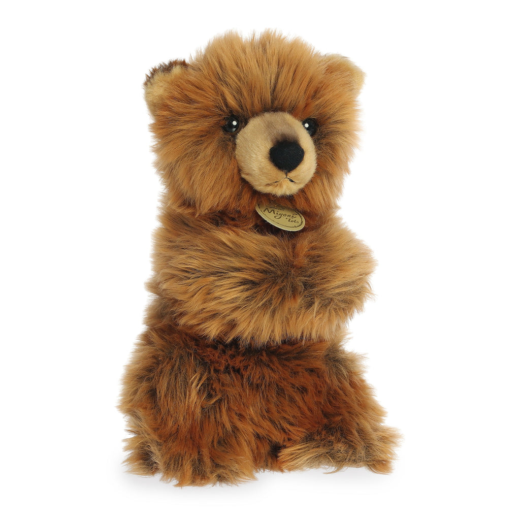 Aurora Sitting Pretty Grizzly Bear Cub 10 inch Plush Stuffed Animal Toy